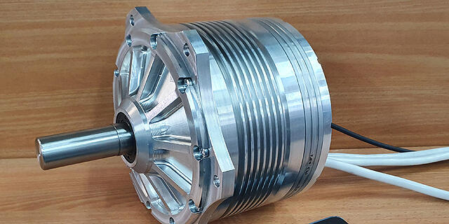 EVR Motors' electric motor prototype