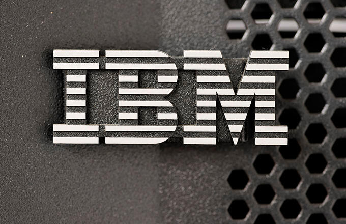 IBM logo. 