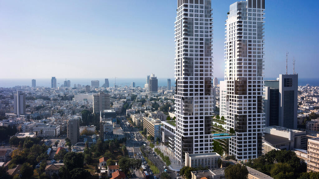 מגדלי דה וינצ'י רחוב קפלן תל אביב אקרו נדל"ן קנדה ישראל 