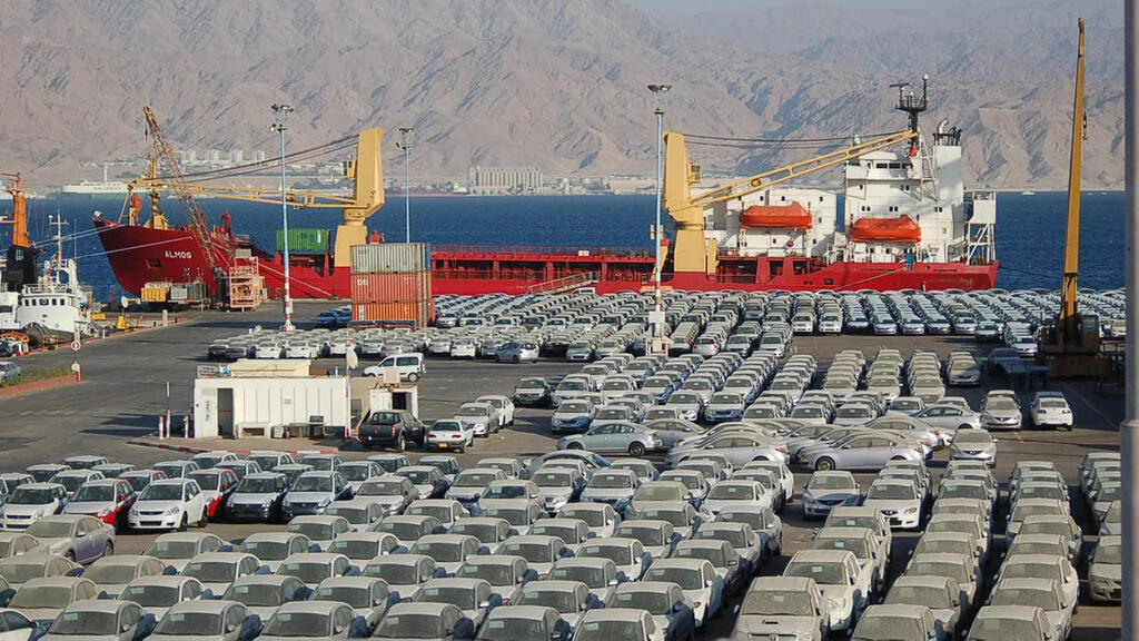 מכוניות חדשות ב נמל אילת