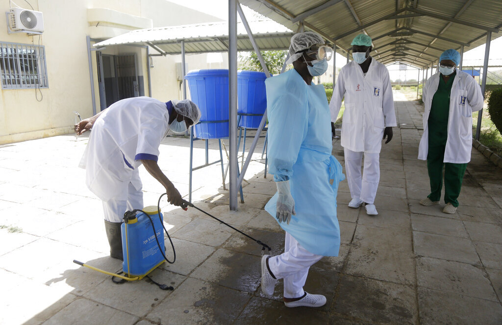 צ'אד בית חולים אפריקה קורונה חיסונים