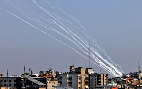 ירי רקטות מרצועת עזה לישראל, AFP