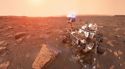 The Mars Rover. 