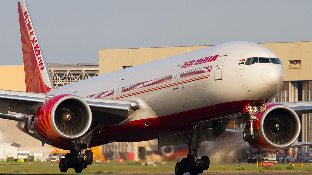 מטוס חברת תעופה אייר אינדיה
