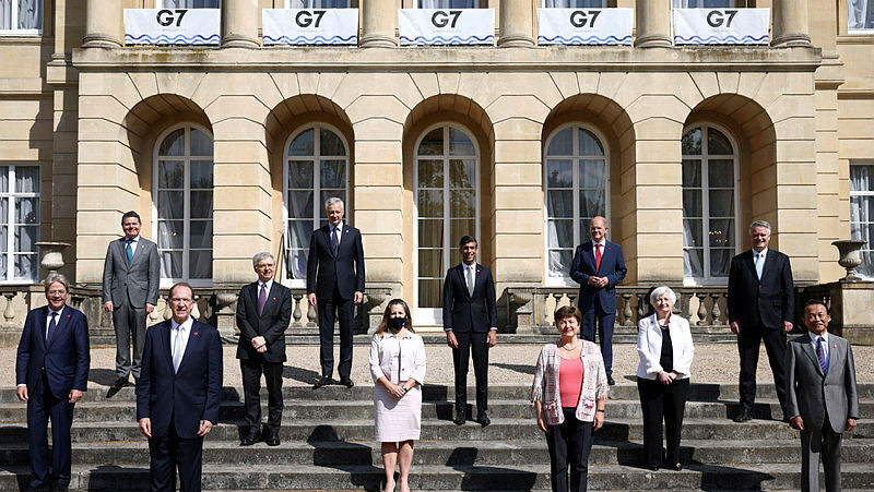 שרי האוצר של מדינות ה-G7 ב לונדון 2021