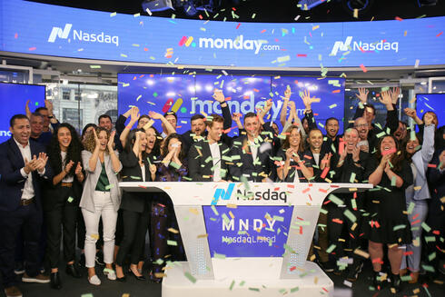 פתיחת המסחר בהנפקת מאנדיי בנאסד"ק, צילום: Nasdaq