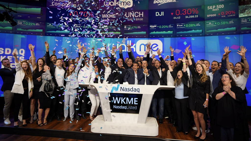 WalkMe team in happier days. 