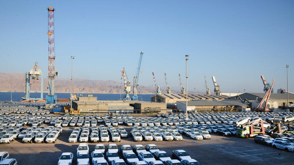 Eilat port. 