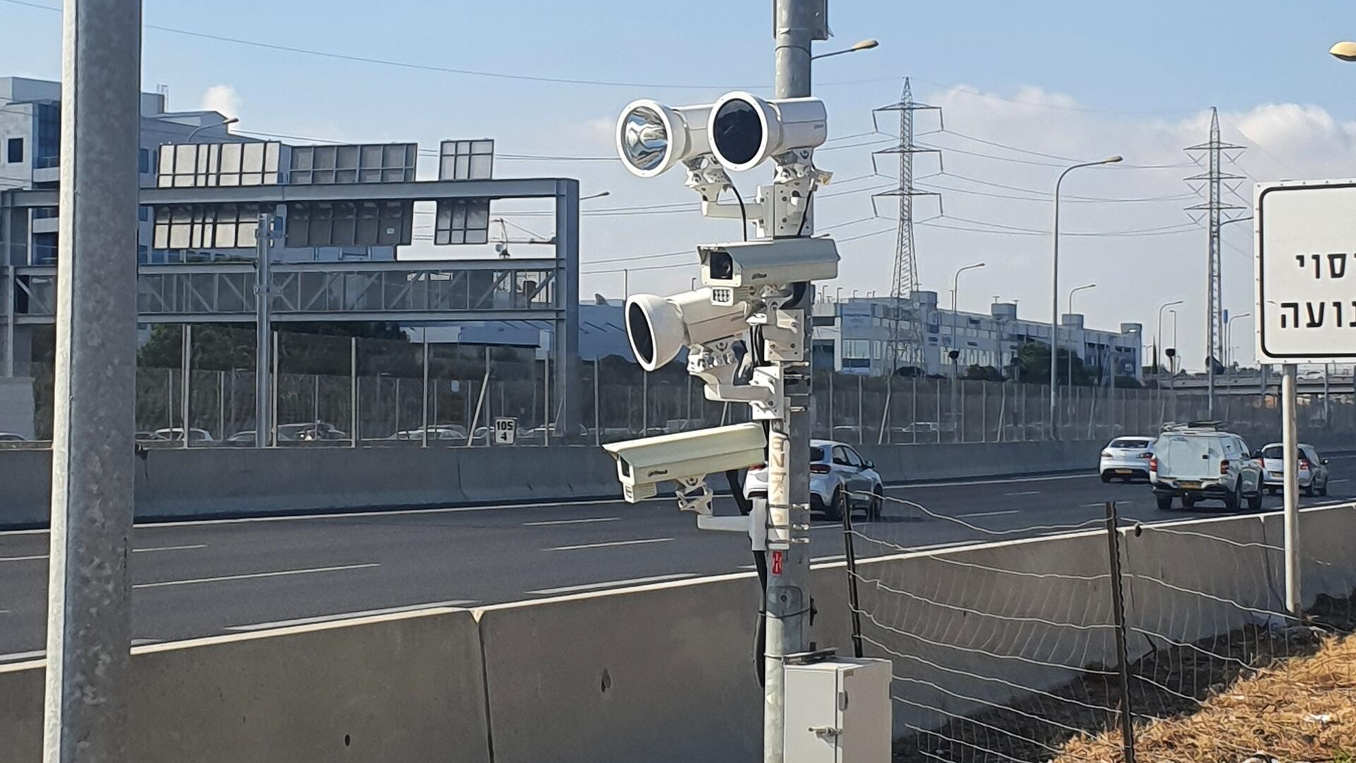 מצלמות חדשות ב נתיבי איילון ניסוי תנועה ניסוי מצלמות