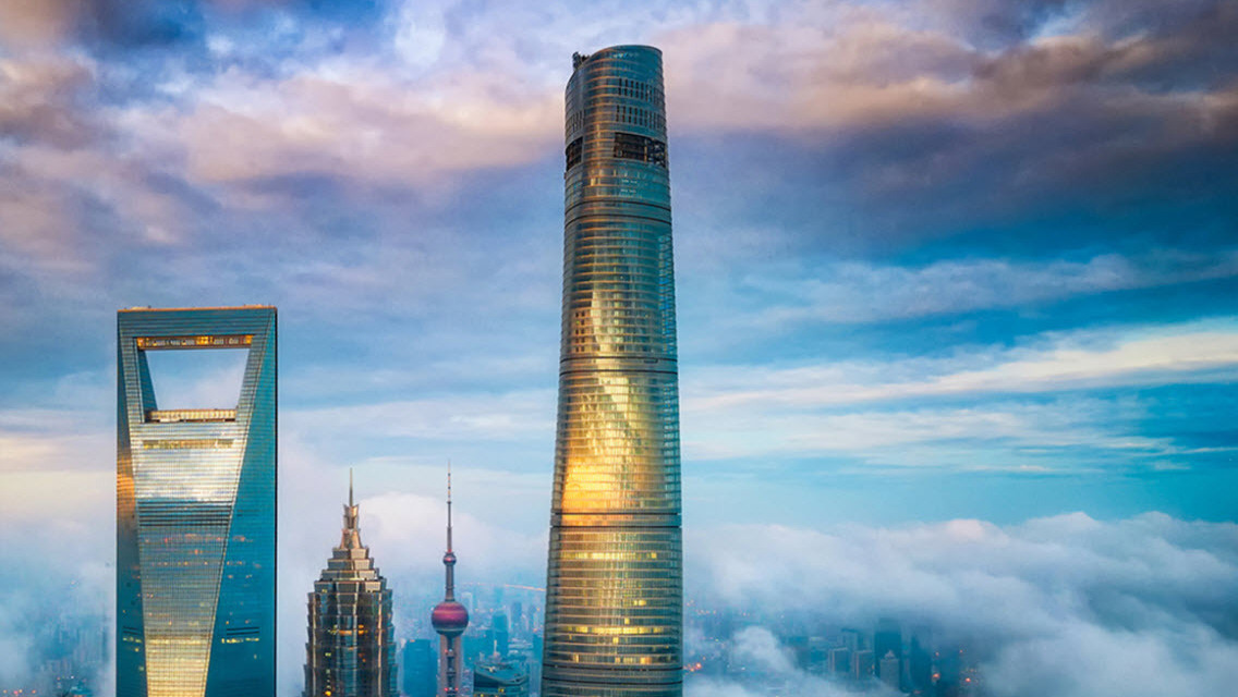ג'יי הוטל שנגחאי טאואר מלון הכי גבוה בעולם J Hotel Shanghai Tower