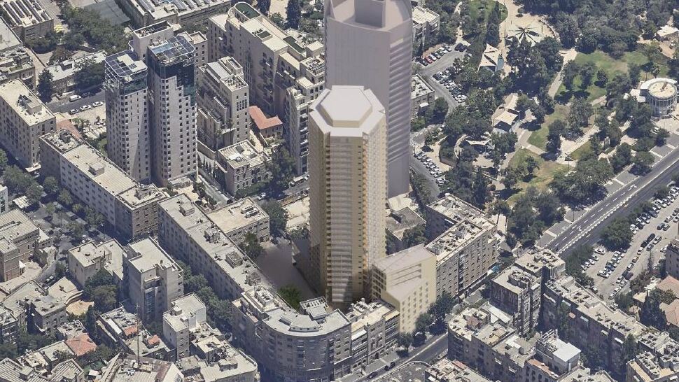 תוכנית &quot;המגדל המשושה&quot; במרכז ירושלים אושרה בוועדה המחוזית