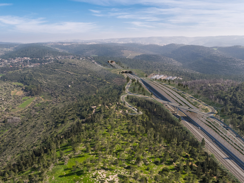 הדמיית כביש 39 באזור הרי יהודה, הדמיה: חברת נתיבי ישראל