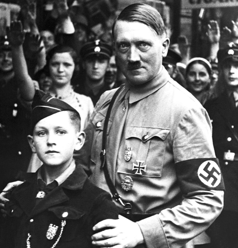 אנושיות? מה פתאום. היטלר וילד מתנועת הנוער ההיטלראי , צילום: גטי אימג