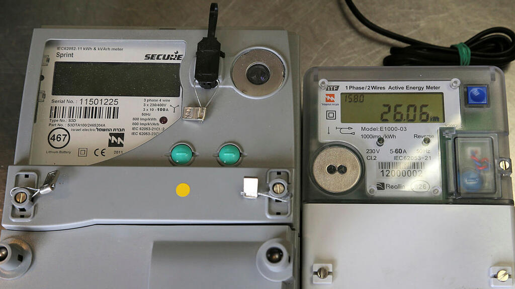 מונה חשמל דיגיטלי חכם (צילום: צביקה טישלר) מונה חשמל דיגיטלי חכם שעון חשמל