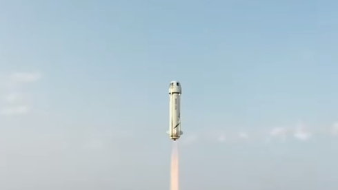 שיגור המעבורת של בזוס, צילום: בלו אוריג