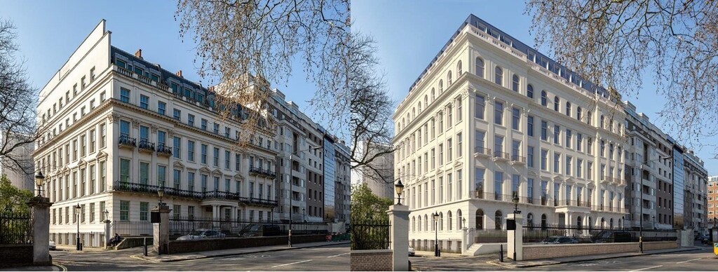 לפני ואחרי השיפוץ בית שקנה מיליארדר סיני Cheung Chung-kiu נייטסברידג' לונדון
