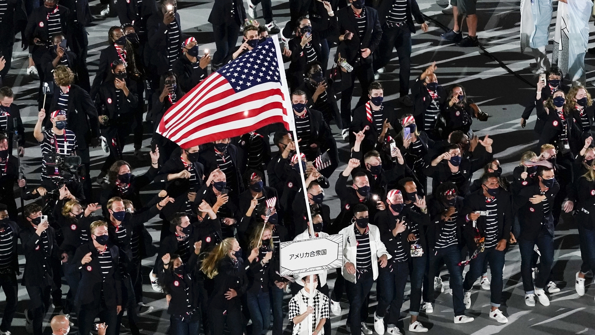 אולימפיאדה טוקיו 2020 טקס הפתיחה משלחת ארה"ב