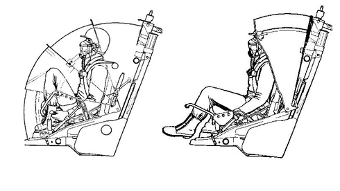 תרשים כיסא המפלט שהופך לתא מילוט, צילום: ejectionsit