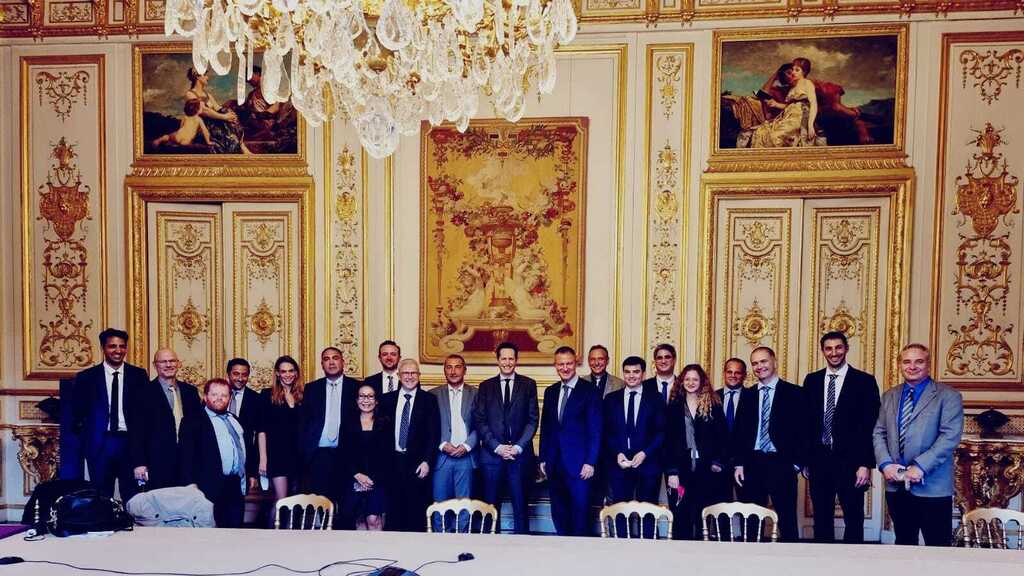 Israeli delegation to Paris The Elysee Palace