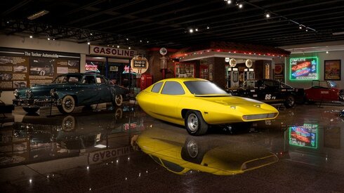 מכונית החלום שהתבררה כגרוטאה מוחלטת. דייל משנות ה-70 , צילום: מוזיאון SPEEDWAY