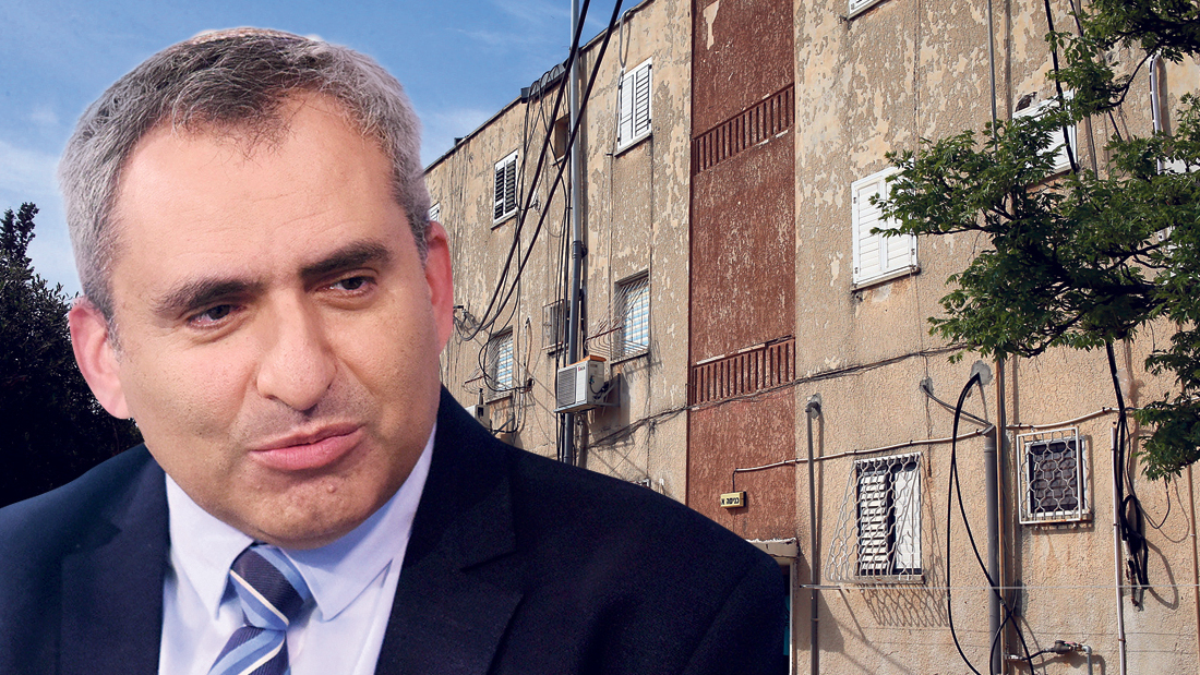 שר השיכון והבינוי זאב אלקין בנייני מגורים בתל אביב