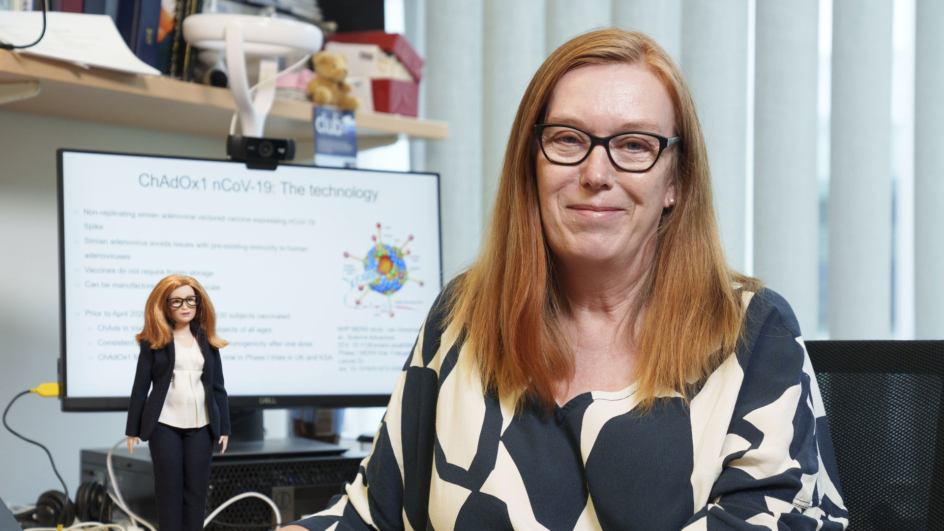 ברבי פרופ' שרה גילברט מפתחת חיסון קורונה אוניברסיטת אוקפורד