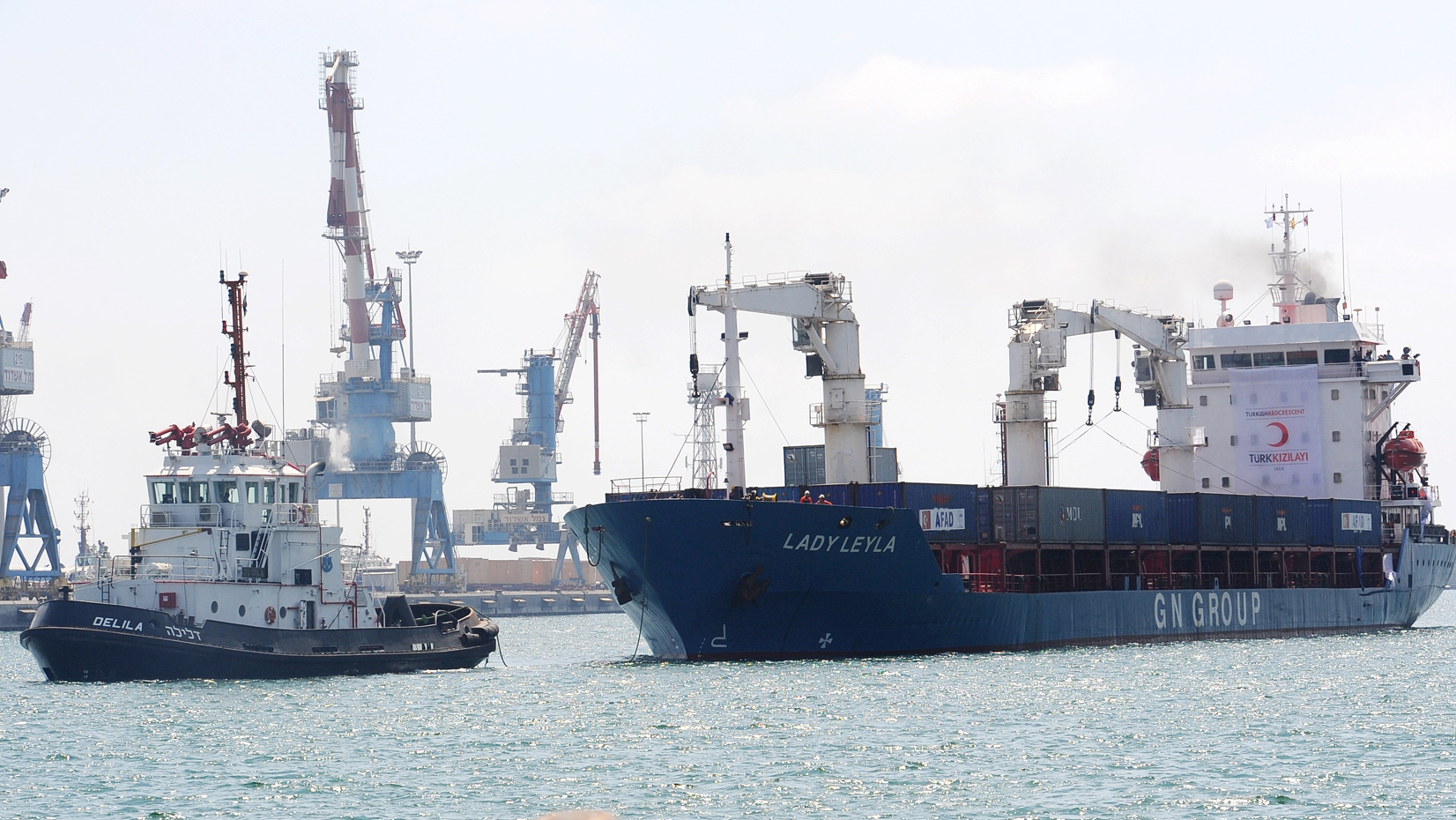 ספינות אוניות ב נמל אשדוד