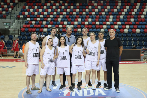 קבוצת הכדורסל של Hibob
, צילום: אוראל כהן