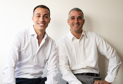 עומר גבאי (מימין) ויונתן ישראל, מראשי חברת יתד , צילום: איתמר יחזקאל