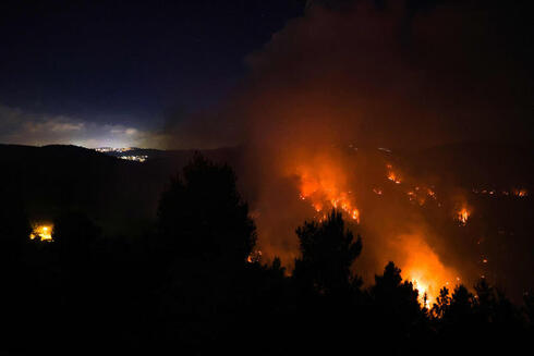 השריפה בהרי ירושלים, AFP