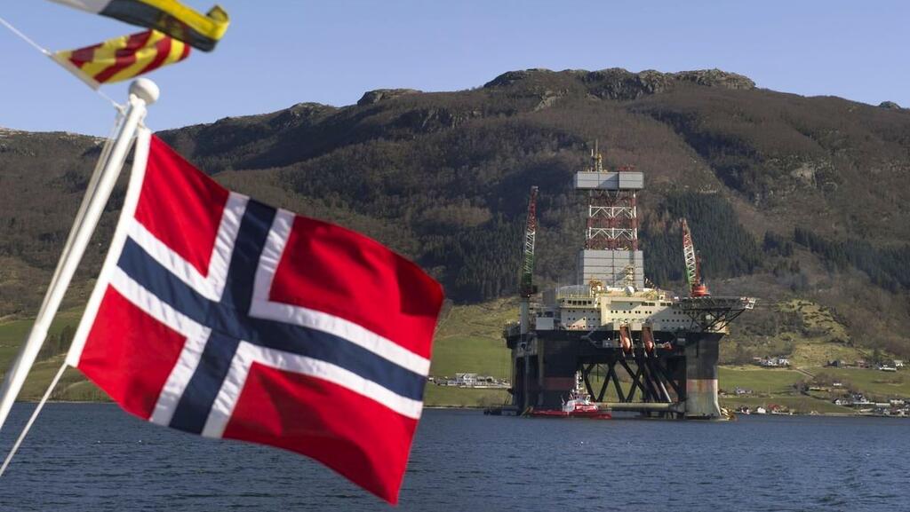 Oil rig in Norway. 