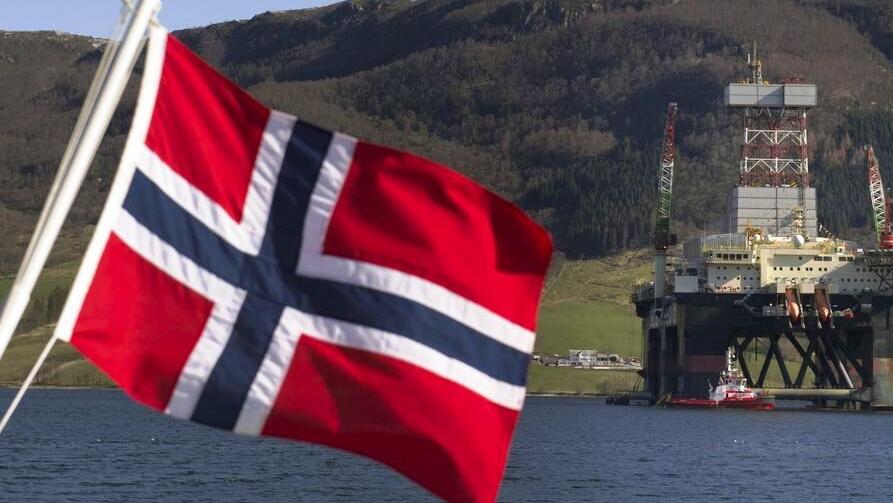 קידוח נפט נורבגיה דגל