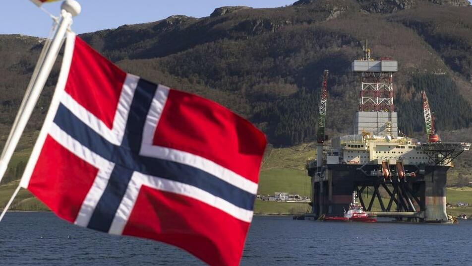 קידוח נפט נורבגיה דגל