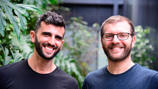 Balance co-founder Yoni Shuster (left) and Bar Geron 