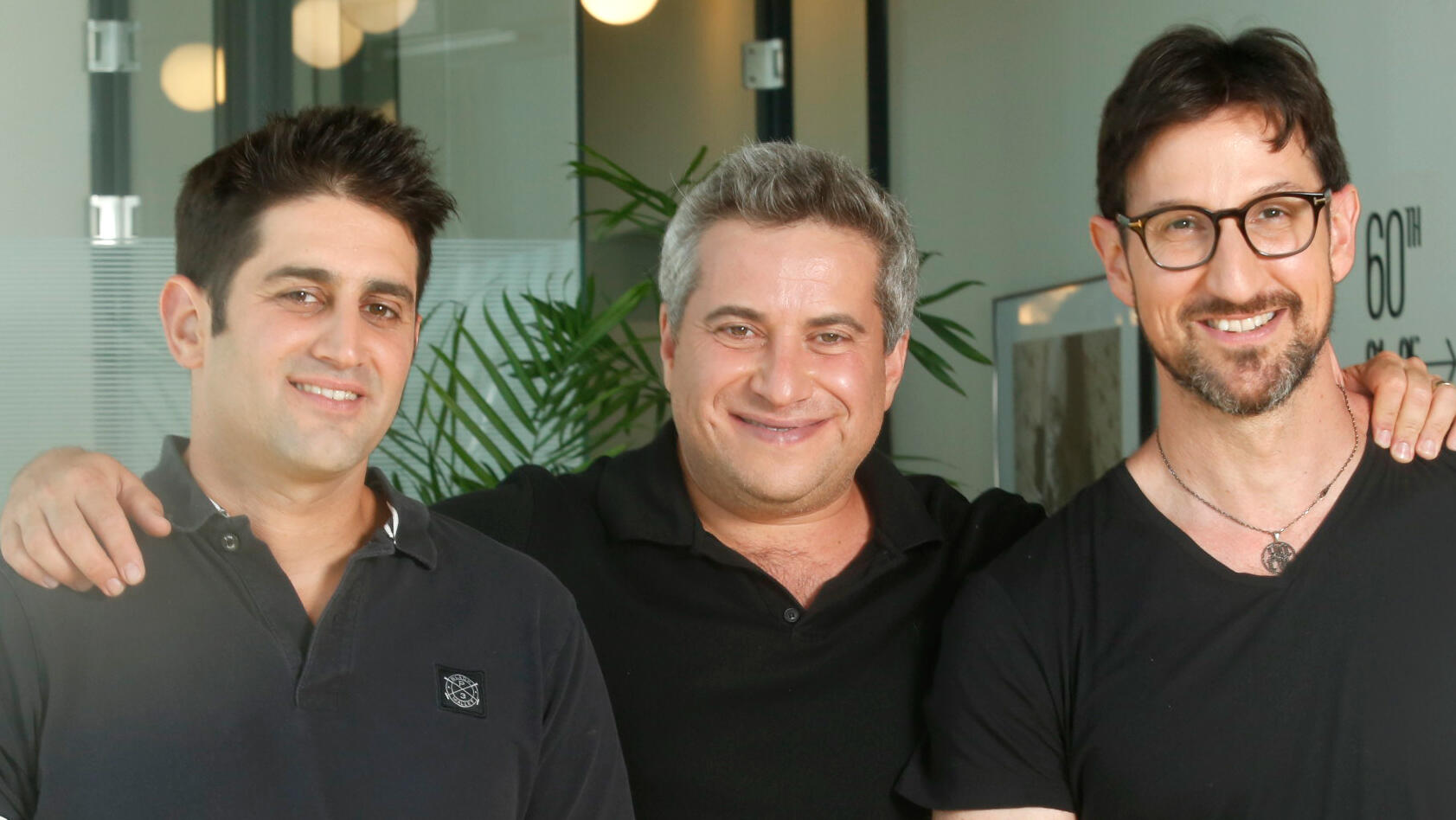 מימין ליאור פרוסור פאשה רומנובסקי ו אלון ליפשיץ