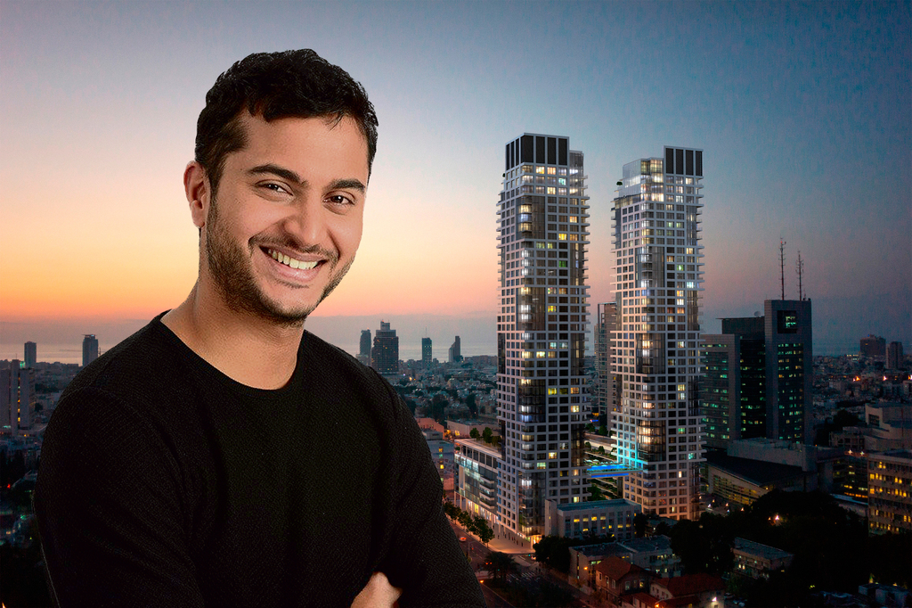 אמיר נחמיה על רקע פרויקט דה וינצ'י בתל אביב