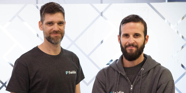 Fieldin founders from left to right Boaz Bachar, CEO and Iftach Birger COO
