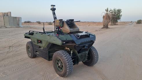Autonomous military vehicle. 