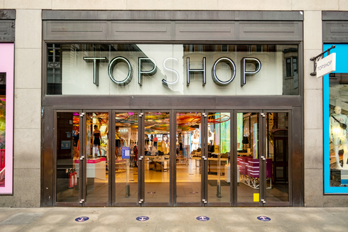 חנות הדגל של טופשופ ברחוב אוקספורד בלונדון, צילום: שאטרסטוק