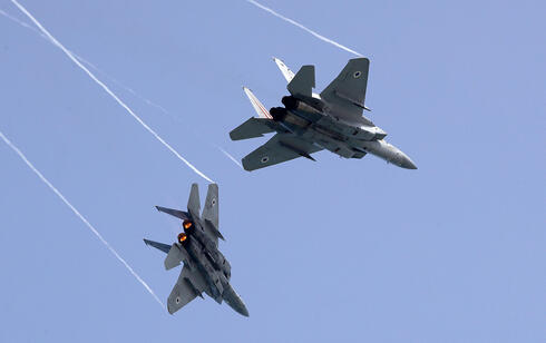 זוג F15 ישראלי, צילום: AFP