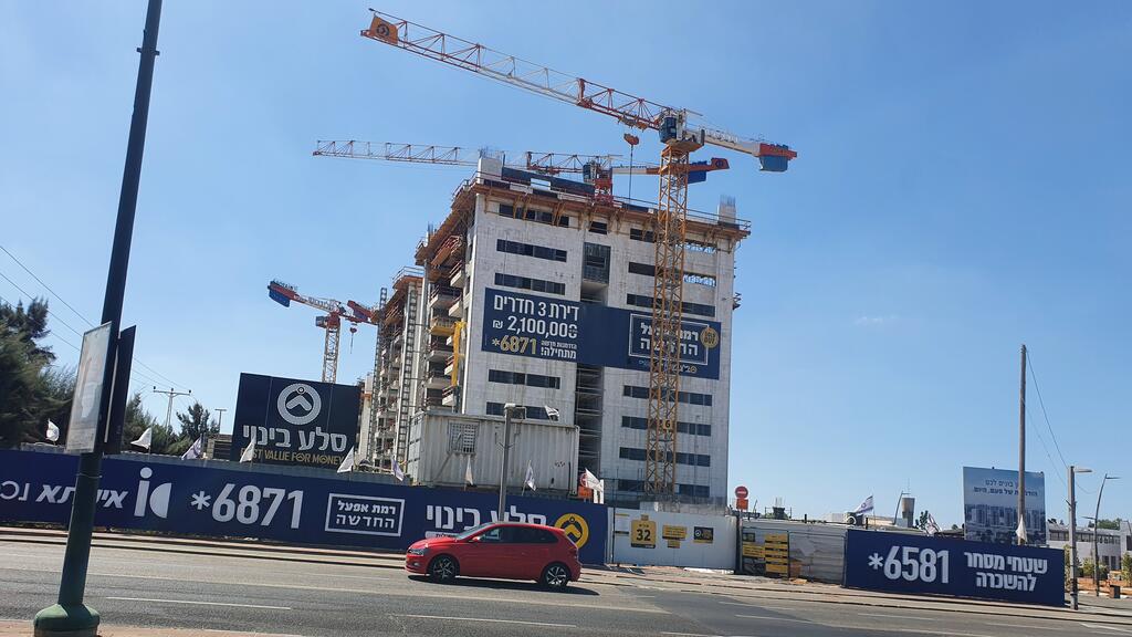 בנייה למגורים. נדרש פיתוח מואץ של שוק דיור מוסדי (צילום: דוד הכהן) פרויקט בנייה למגורים תל השומר רמת גן