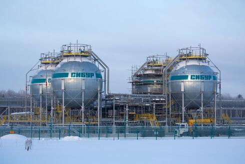 מתקני גז טבעי נוזלי ברוסיה, צילום: בלומברג