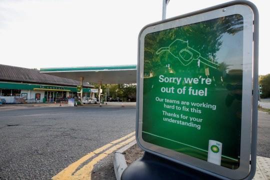 מחסור בדלק בבריטניה, צילום: רויטרס