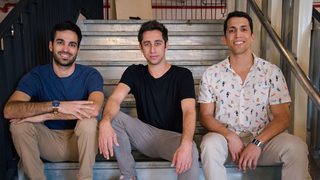 EquityBee founders Oded Golan (left), Oren Barzilai, and Mody Radashkovich. Photo: Courtesy