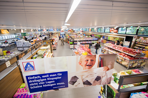 חנות של רשת ALDI בגרמניה, גטי
