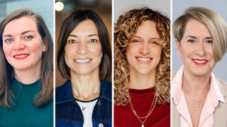 Lisa Zaythik (left), Sigal Gillmore, Oshrat Binyamin, and Judith Yampolsky