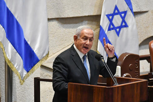 ראש האופוזיציה בנימין נתניהו במליאת הכנסת, צילום: יואב דודקביץ
