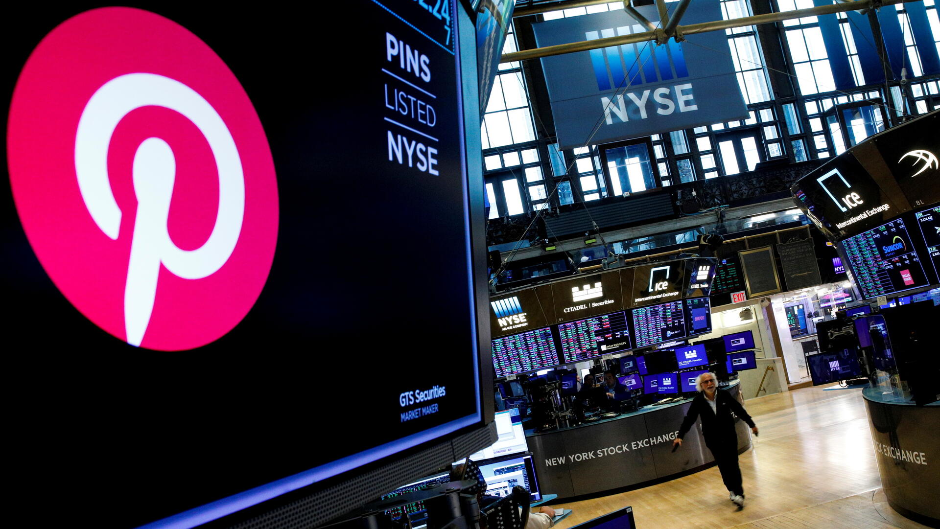 לוגו של פינטרסט בורסת ניו יורק