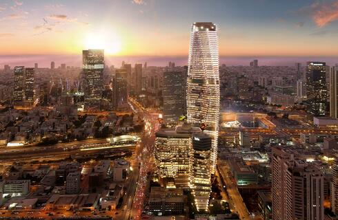 הדמיית מגדל משרדים ToHa2 תל אביב, באדיבות View Point 