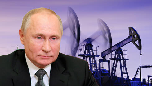 נשיא רוסיה ולדימיר פוטין ברקע תעשיית הגז; מחירי האנרגיה המסורתית מזנקים, צילום: רויטרס, שאטרסטוק
